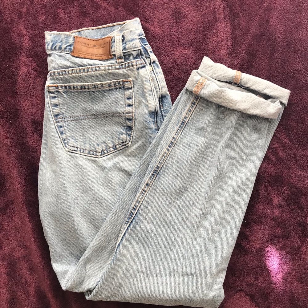 tommy hilfiger mom jeans